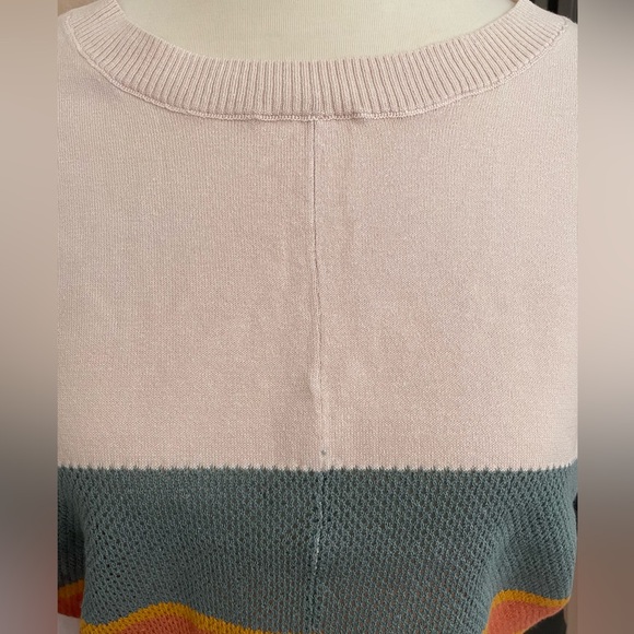 Netting Stripe Sweater - Picture 2 of 6